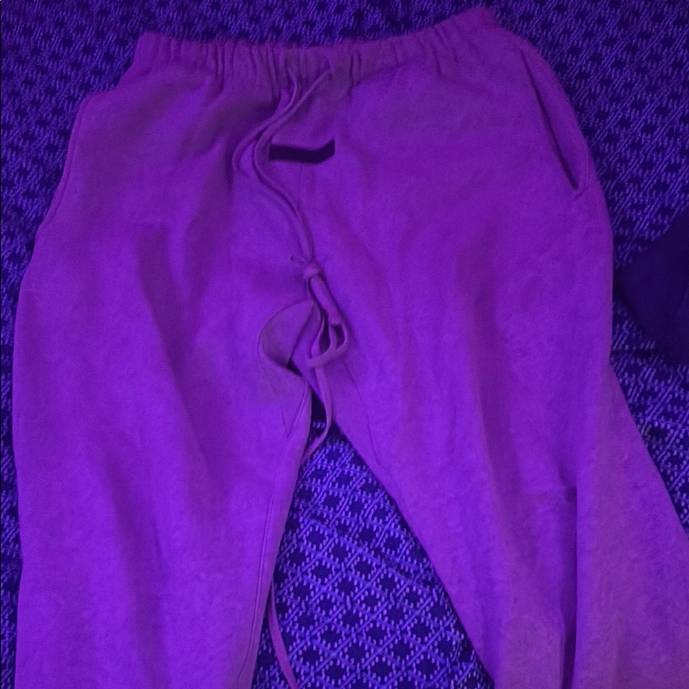 grey Fear of God essential sweatpants